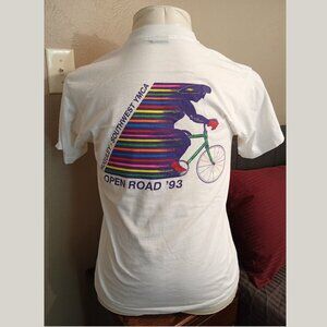 Vintage Collectible Cycling T-shirt: 1993 Open Road, Fort Worth Texas